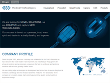 Tablet Screenshot of medictech.com